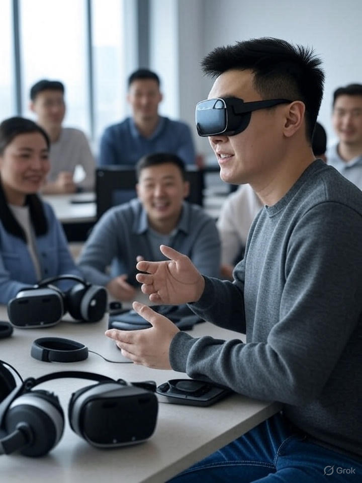 VR обучение в Казахстане - студенты изучают историю в виртуальной реальности