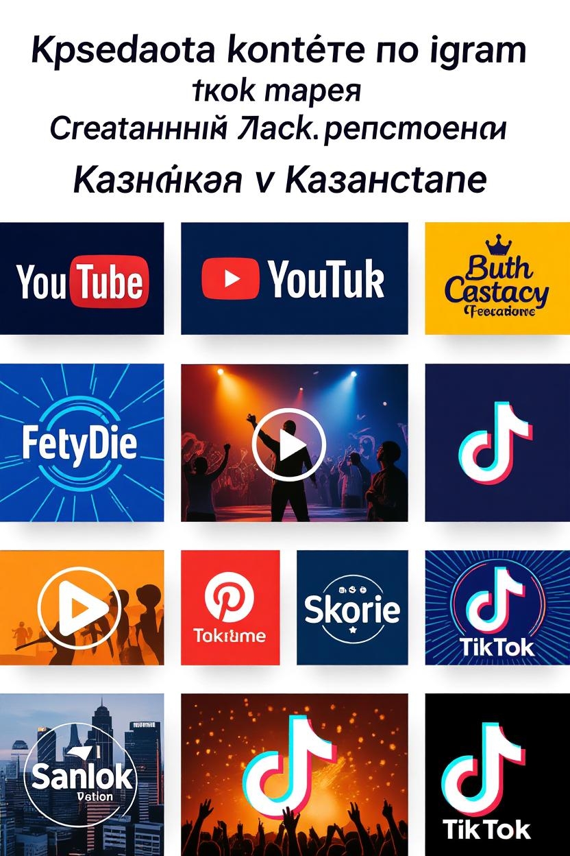 Создание контента по играм: YouTube, TikTok и другие платформы в Казахстане Создание контента по играм: YouTube, TikTok и другие платформы в Казахстане
